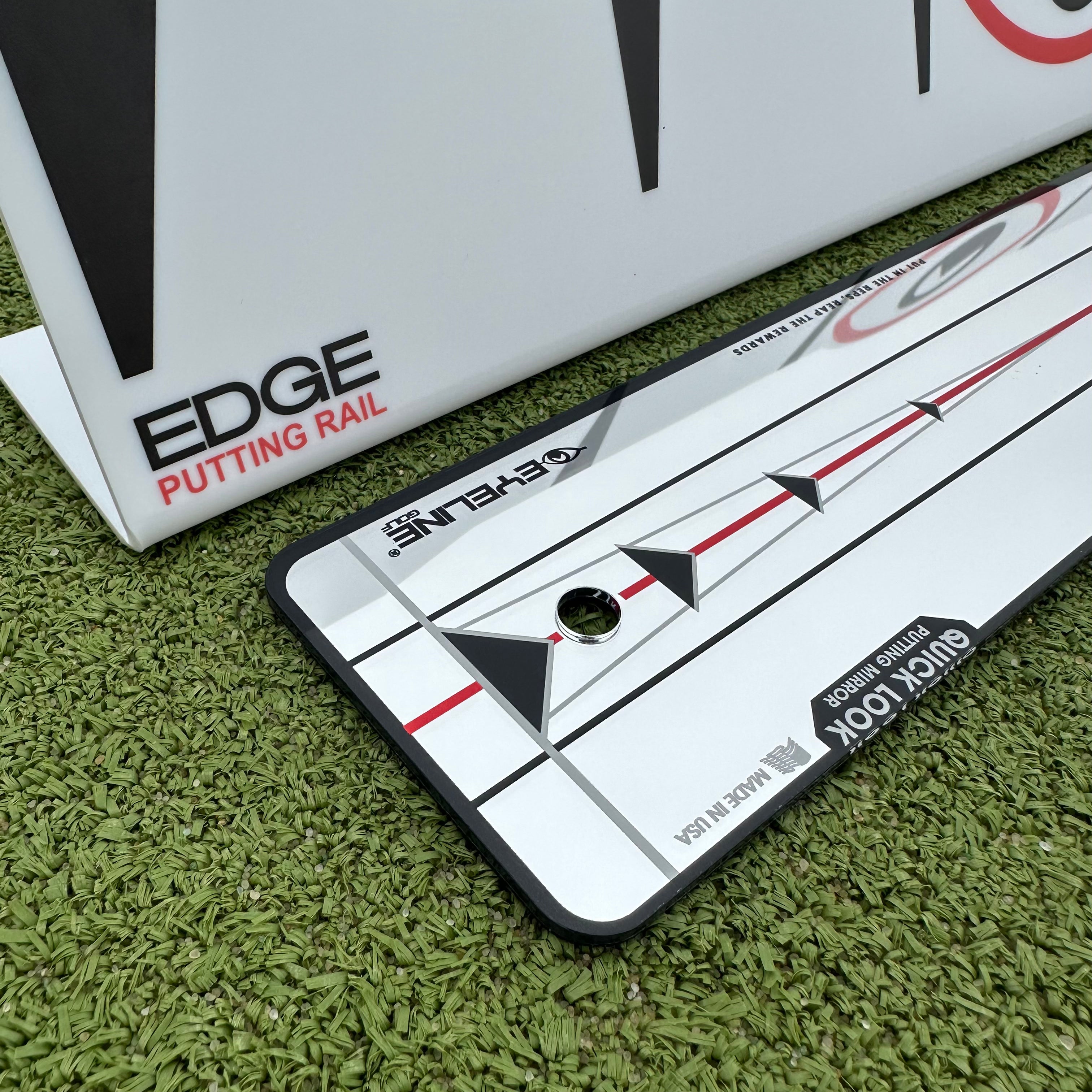 Edge Putting Rail & Quick Look Mirror Combo