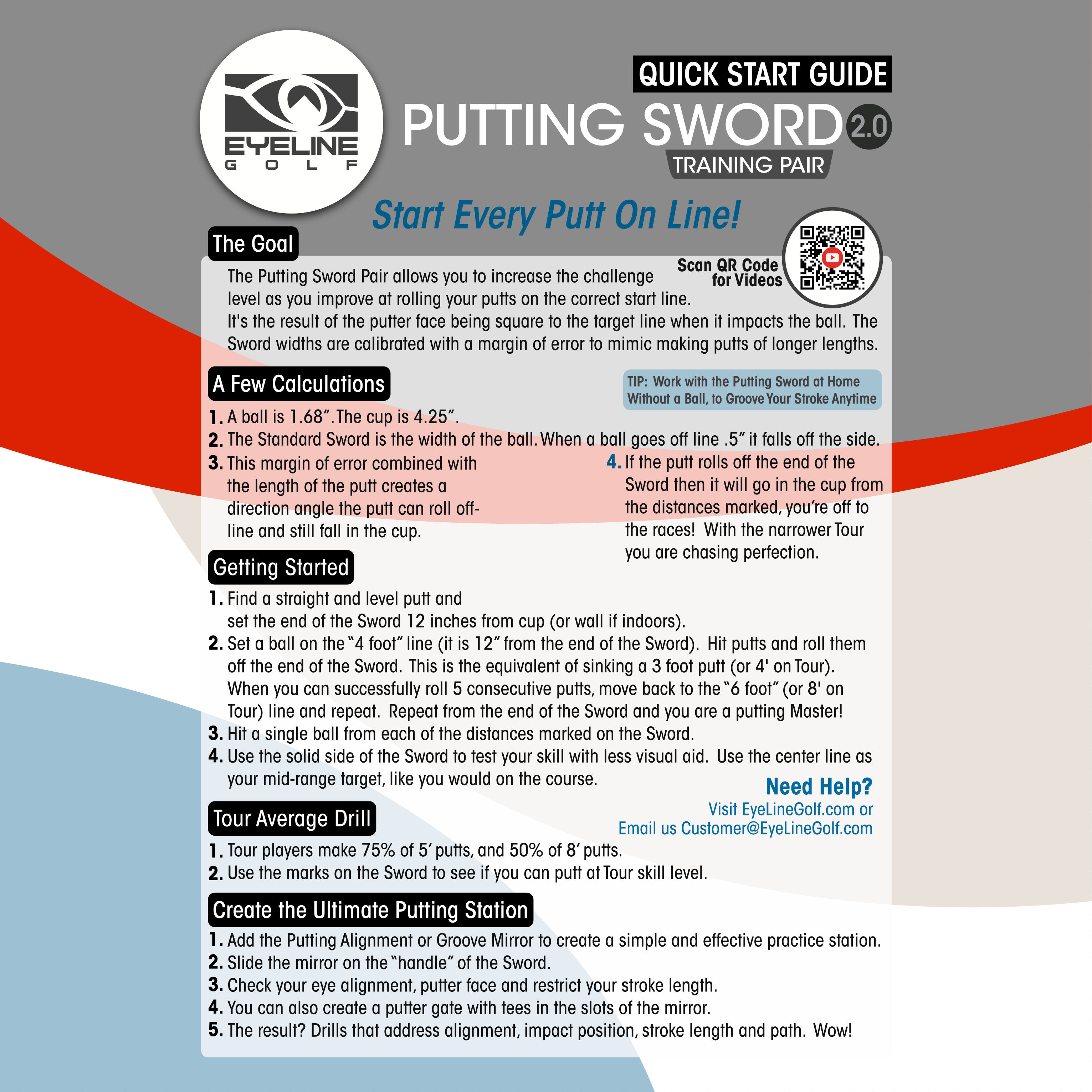 Putting Sword 2.0 Pair (Standard + Tour)