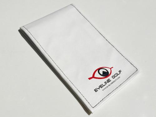 EyeLine Golf Tour Yardage Book Cover / Scorecard Holder - White
