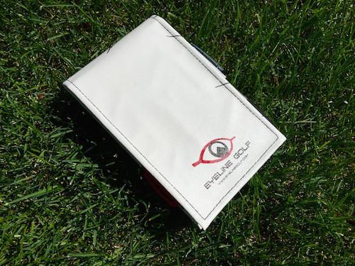 EyeLine Golf Tour Yardage Book Cover / Scorecard Holder - White