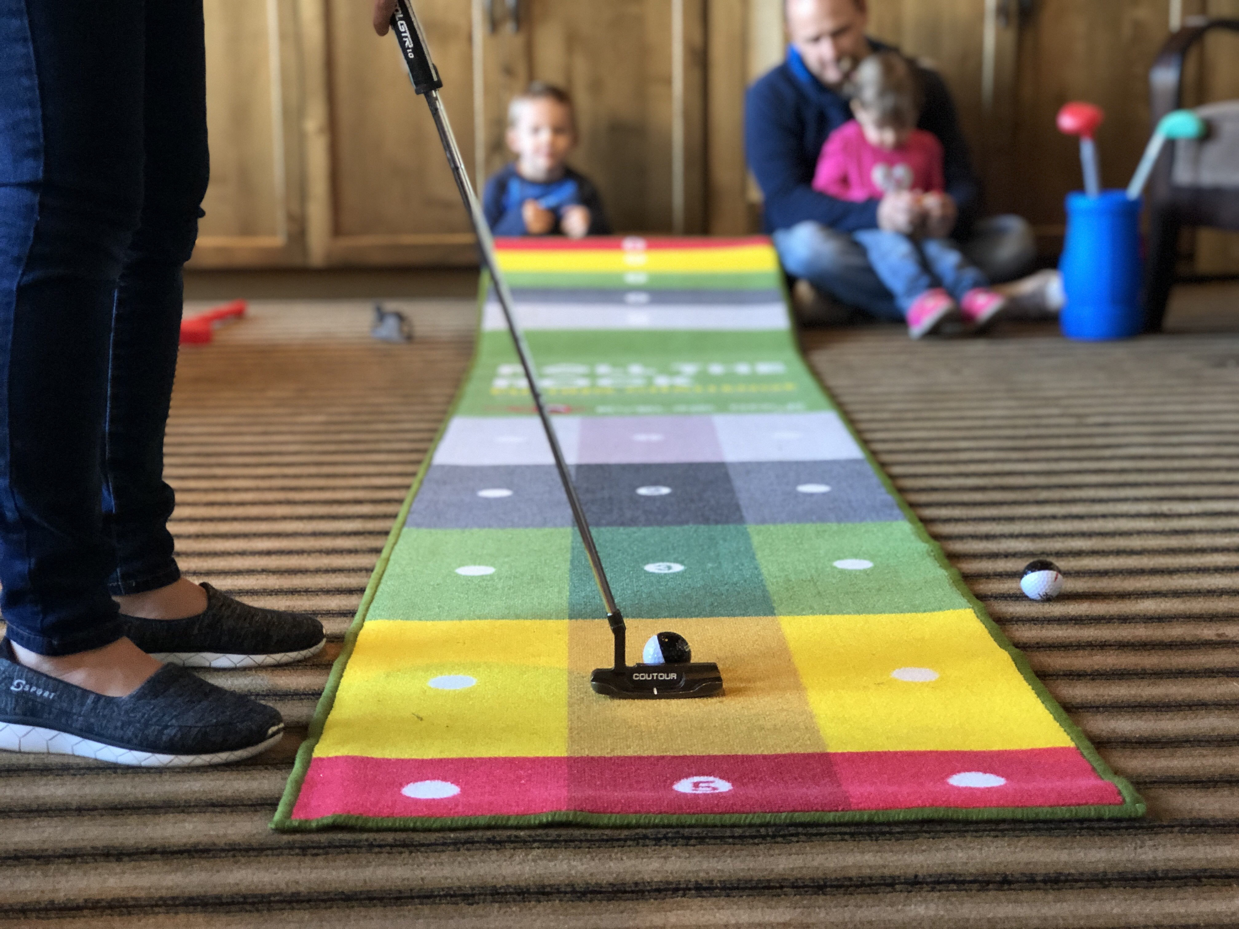 Roll the Rock Putting Challenge Mat (10'x2')